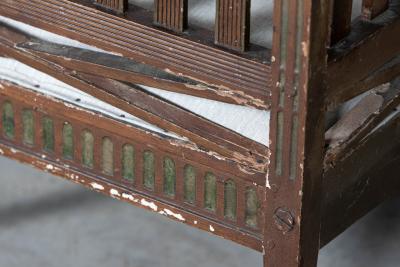 Swedish Painted Gustavian Sofa Daybed