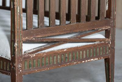 Swedish Painted Gustavian Sofa Daybed