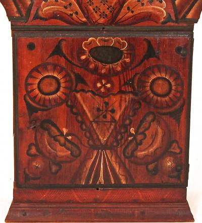 Swedish Painted Hanging Cupboard