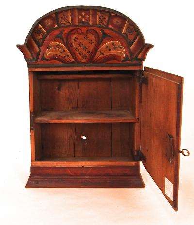 Swedish Painted Hanging Cupboard