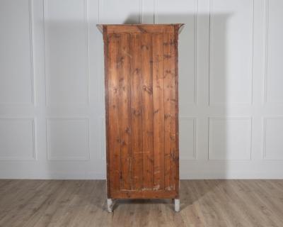 Swedish Painted Linen Closet with Shelves Circa 1890