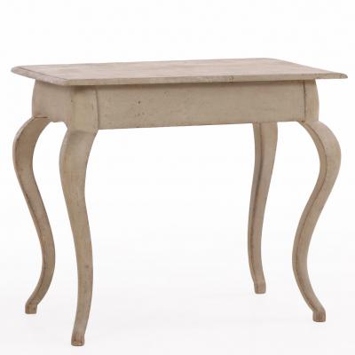 Swedish Painted Pine Console or Writing Desk 19th C 