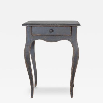 Swedish Painted Side Table with Cabriole Legs circa 1840
