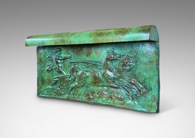 Swedish Pair of Classically Themed Sconces