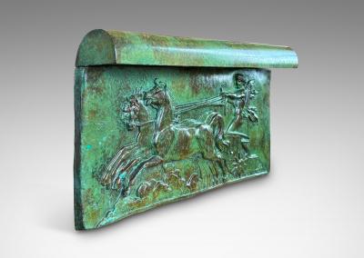 Swedish Pair of Classically Themed Sconces