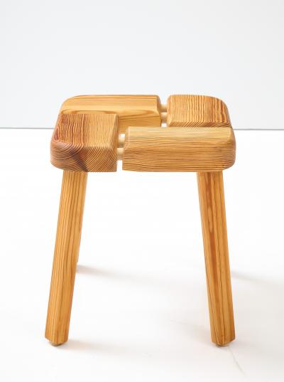 Swedish Pine Stool Circa1970s