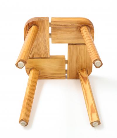 Swedish Pine Stool Circa1970s