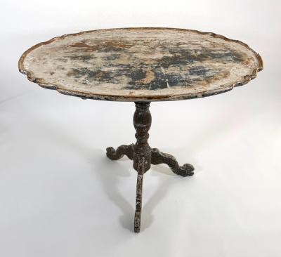 Swedish Rococo Tilt Top Tea Table circa 1770 80