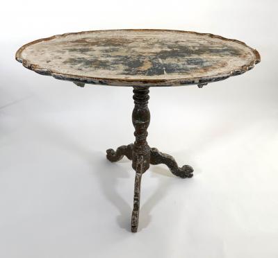 Swedish Rococo Tilt Top Tea Table circa 1770 80