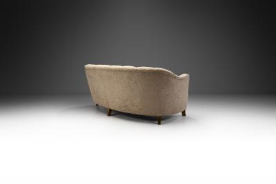 Swedish Three Seater Conversation Sofa Sweden 1940s