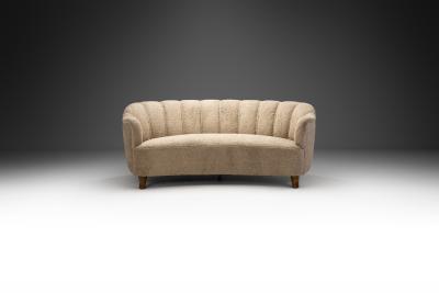 Swedish Three Seater Conversation Sofa Sweden 1940s