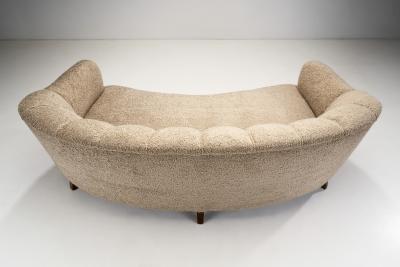 Swedish Three Seater Conversation Sofa Sweden 1940s