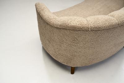 Swedish Three Seater Conversation Sofa Sweden 1940s