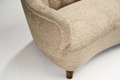 Swedish Three Seater Conversation Sofa Sweden 1940s