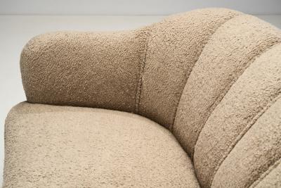 Swedish Three Seater Conversation Sofa Sweden 1940s