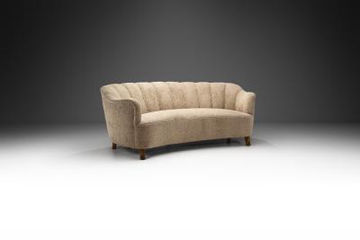 Swedish Three Seater Conversation Sofa Sweden 1940s