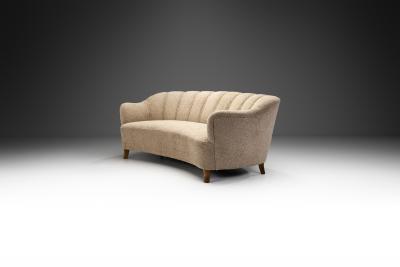 Swedish Three Seater Conversation Sofa Sweden 1940s
