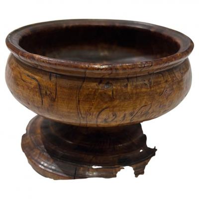 Swedish Turned Burl Vessel
