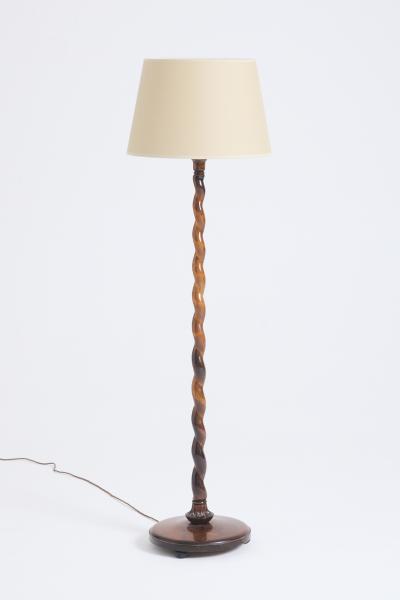 Swedish Twisted Floor Lamp
