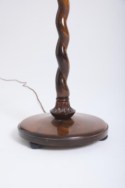 Swedish Twisted Floor Lamp