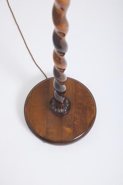 Swedish Twisted Floor Lamp