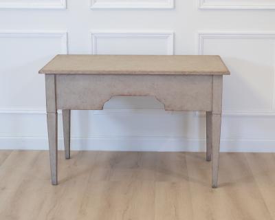 Swedish Writing Desk in Grey Paint circa 1900