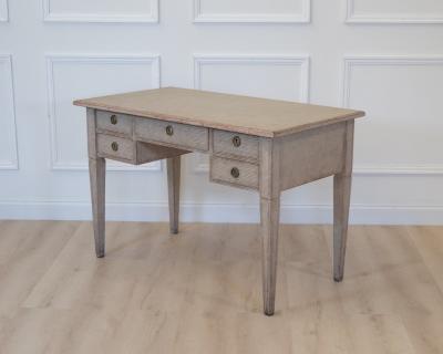 Swedish Writing Desk in Grey Paint circa 1900