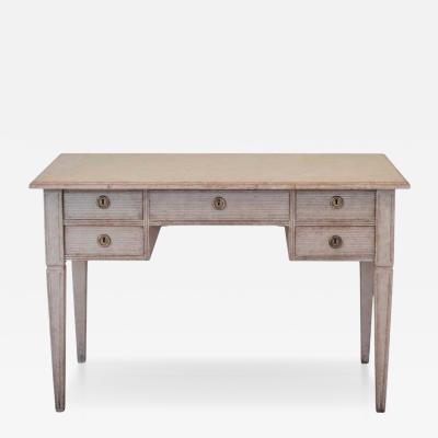 Swedish Writing Desk in Grey Paint circa 1900
