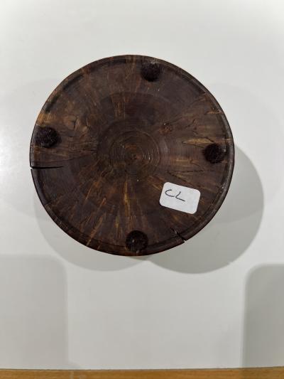 Swedish early 19th century turned birch burl bowl