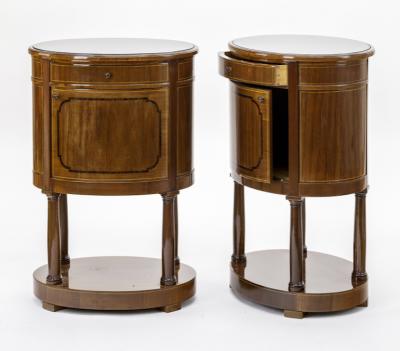 Swedish neo classical pair of bedsides or side table