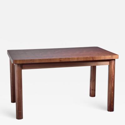 Swedish pine dining table and bench 1960s