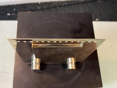 Swid Powell MODERNIST SIVERPLATE SWID POWELL PHOTO FRAME DESIGNED BY RICHARD MEIER