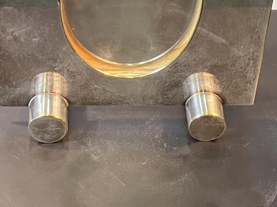 Swid Powell MODERNIST SIVERPLATE SWID POWELL PHOTO FRAME DESIGNED BY RICHARD MEIER