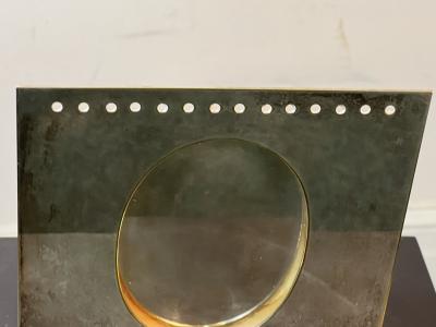 Swid Powell MODERNIST SIVERPLATE SWID POWELL PHOTO FRAME DESIGNED BY RICHARD MEIER