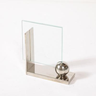 Swid Powell Swid Powell Silver Plated Picture Frame with Spherical Detail