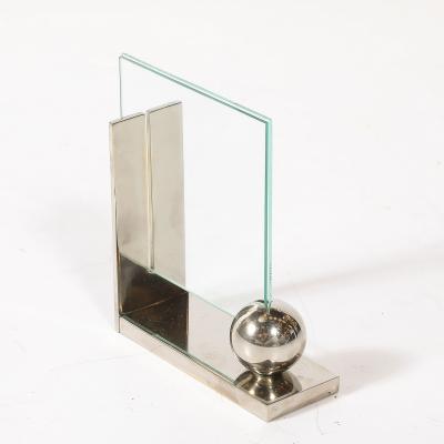 Swid Powell Swid Powell Silver Plated Picture Frame with Spherical Detail