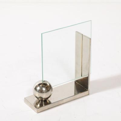 Swid Powell Swid Powell Silver Plated Picture Frame with Spherical Detail