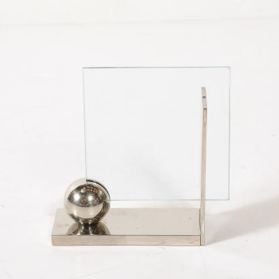 Swid Powell Swid Powell Silver Plated Picture Frame with Spherical Detail