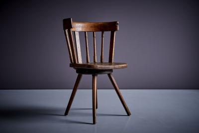 Swivel Alps Crafted Chair in Wood 1900
