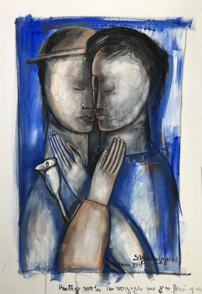 Sylvain Legrand Un Amour Rouge et Bleu
