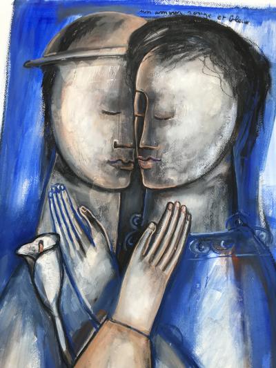 Sylvain Legrand Un Amour Rouge et Bleu
