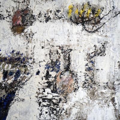 Sylvie Peyneau WILD HERBARIUM 2 Oil and pastels painting 190 x 156 cm