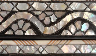 Syrian Mother of Pearl Inlaid Tall Boy