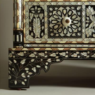 Syrian Mother of pearl chest of five drawers