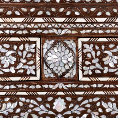 Syrian Mother of pearl chest of four drawers Design 2