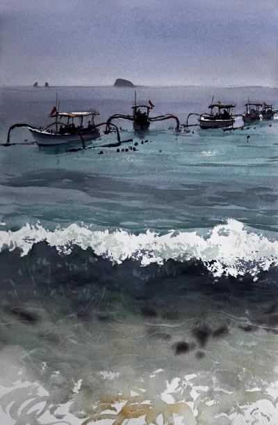 Szczepan Urbanowicz Jukung Snorkelling Bali