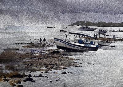 Szczepan Urbanowicz Low Tide Mertasari Beach Bali