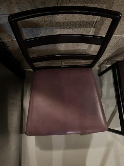 T H Robsjohn Gibbings 6 Robsjohn Gibbing Ming brown dining chairs