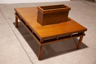 T H Robsjohn Gibbings A Rare T H Robsjohn Gibbings for Widdicomb Walnut Coffee Table 
