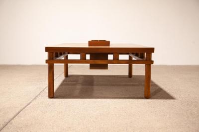 T H Robsjohn Gibbings A Rare T H Robsjohn Gibbings for Widdicomb Walnut Coffee Table 